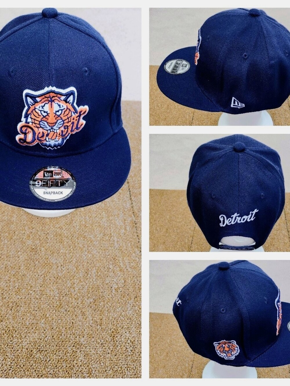 DETROIT TIGERS MLB BASEBALL SNAPBACK HAT.